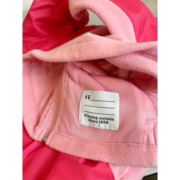 Columbia Youth Full Zip Fleece Jacket Pink Color Block Girls Kids - Picture 5 of 6